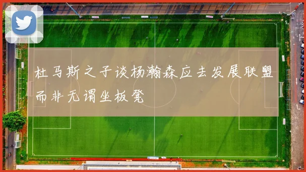 杜马斯之子谈杨瀚森应去发展联盟而非无谓坐板凳